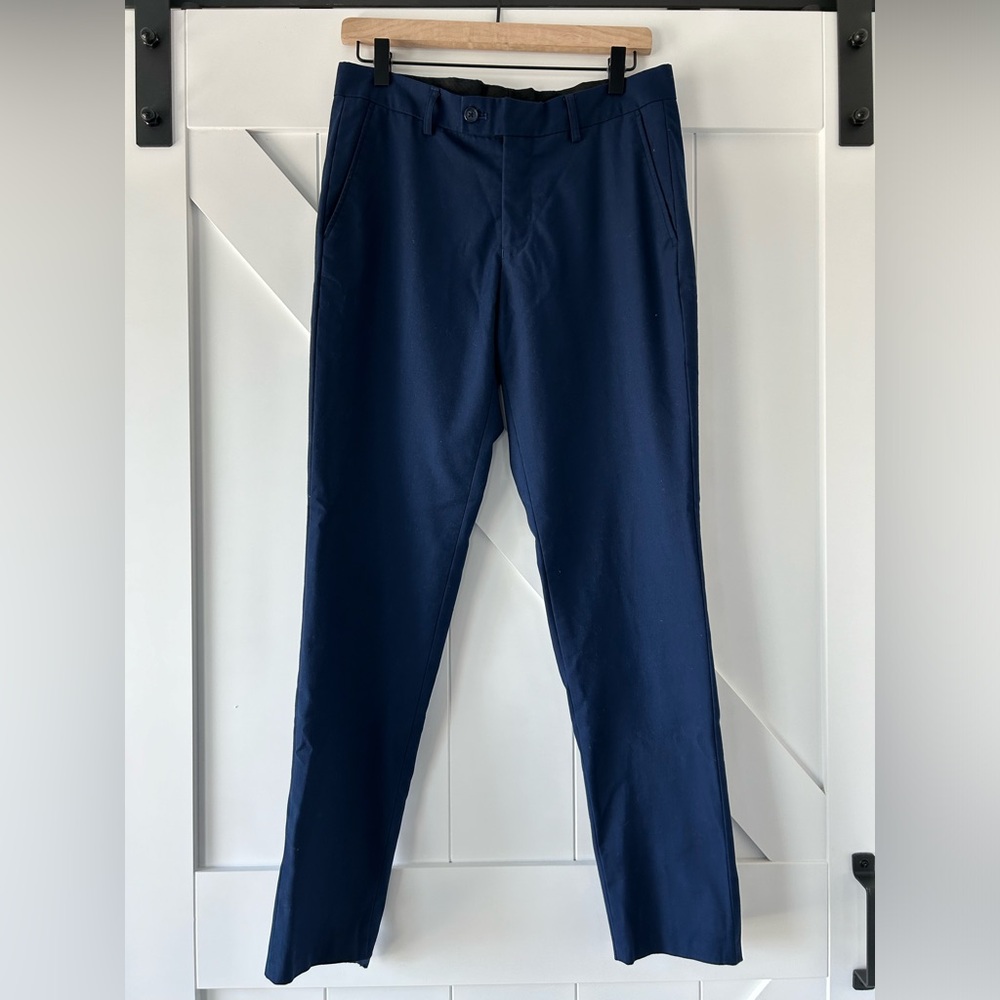 Men’s Navy Blue Dress pants with slim fit